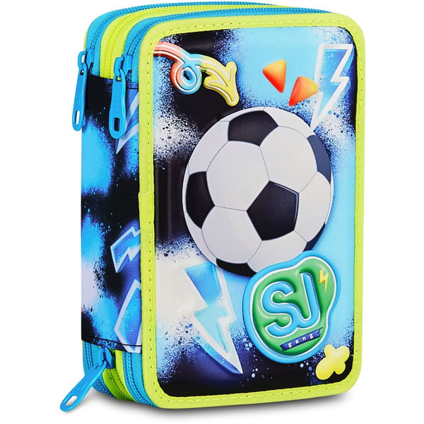 ASTUCCIO 3 ZIP 3D SJ GANG GLOWGAME 200 FLUO YELLOW