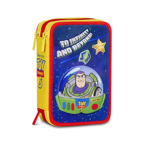 ASTUCCIO 3 ZIP TOY STORY 5 TO INFINITY AND BEYOND 5D8 BLU ELETTRICO