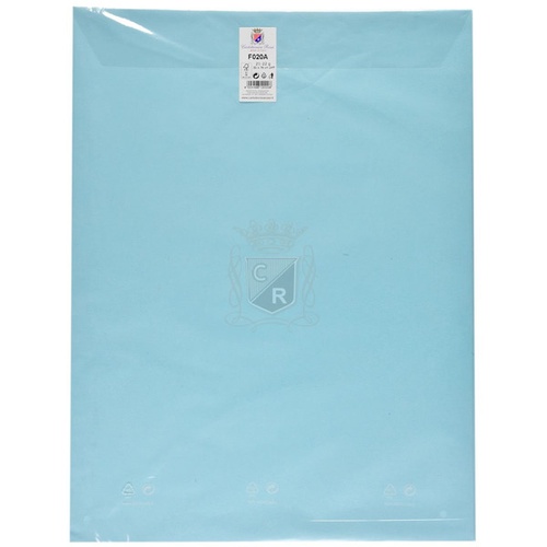 CARTA VELINA 21gr. 50x76cm. BS x24F F020A AZZURRO VERDEMARE