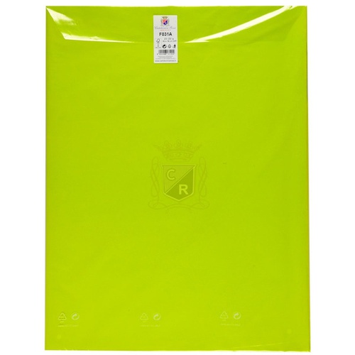 CARTA VELINA 21gr. 50x76cm. BS x24F F031A GIALLO ACIDO