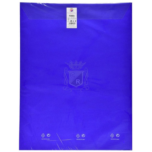 CARTA VELINA 21gr. 50x76cm. BS x24F F056A BLU OLTREMARE