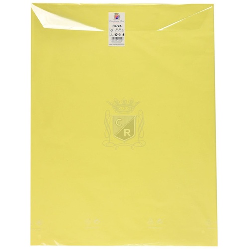 CARTA VELINA 21gr. 50x76cm. BS x24F F072A GIALLO VANIGLIA