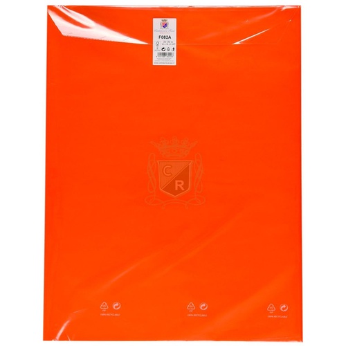 CARTA VELINA 21gr. 50x76cm. BS x24F F082A ARANCIONE
