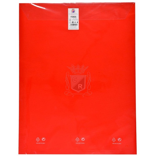 CARTA VELINA 21gr. 50x76cm. BS x24F F090A ROSSO VIVO