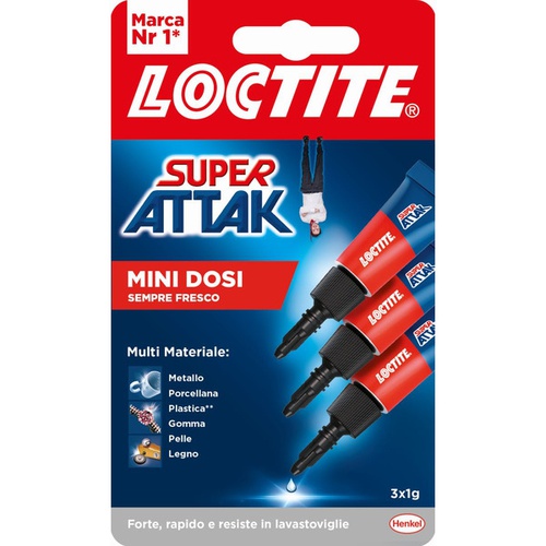 COLLA SUPER ATTAK MINIDOSI 3 x gr.1