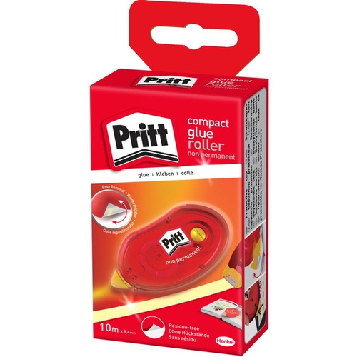 COLLA A NASTRO PRITT ROLLER COMPACT REMOVIBILE 8,4mm