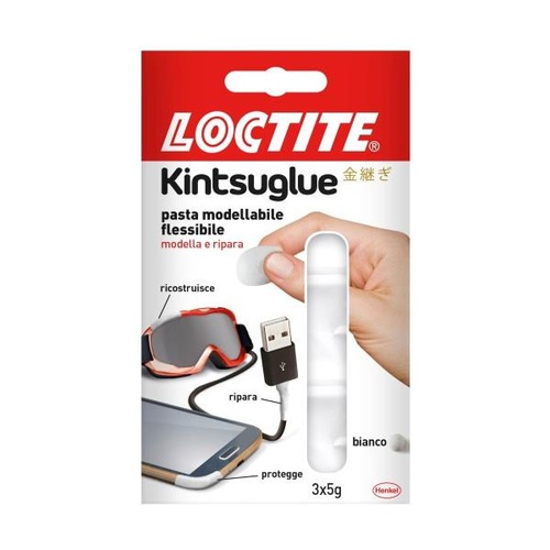 PASTA MODELLABILE FLESSIBILE LOCTITE KINTSUGLUE 3x5g BIANCO