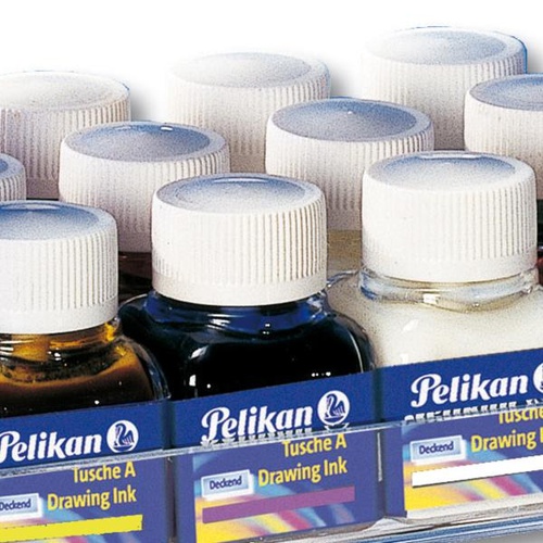 INCHIOSTRO CHINA PELIKAN 10ml 10 COL.ASS.