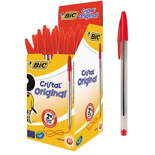 PENNA SFERA BIC CRISTAL ORIGINAL 1,0 ROSSO