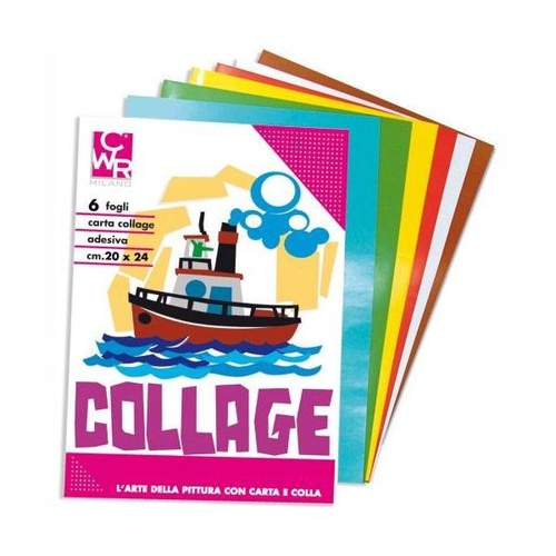 ALBUM COLLAGE ADESIVO 20X24 6FF