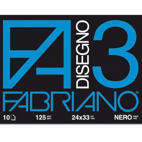 ALBUM DISEGNO NERO FABRIANO 24X33 10FF