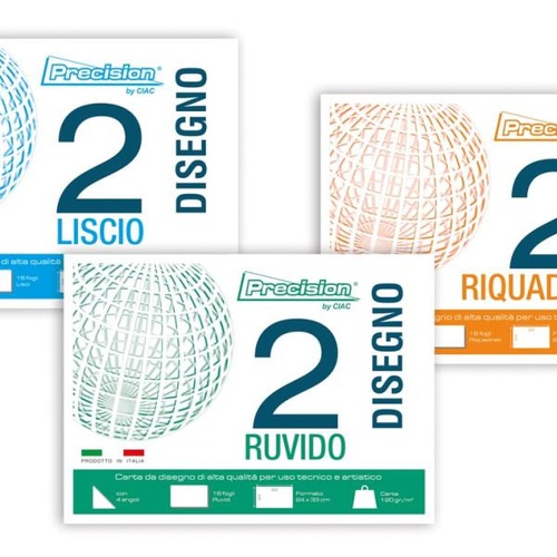 BLOCCO DISEGNO PRECISION 2 24X33 16F RUVIDO