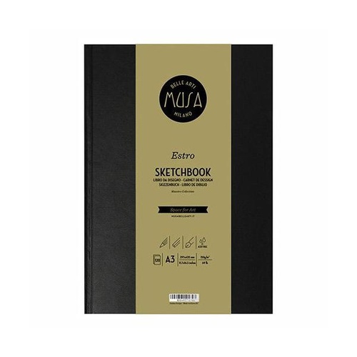 LIBRO DA DISEGNO ESTRO SKETCHBOOK 120Pag. 150gr. LISCIO A3 CM.29,7X42