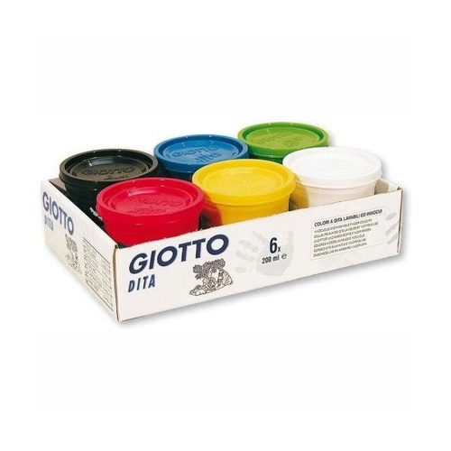 COLORI A DITA GIOTTO SET x 6
