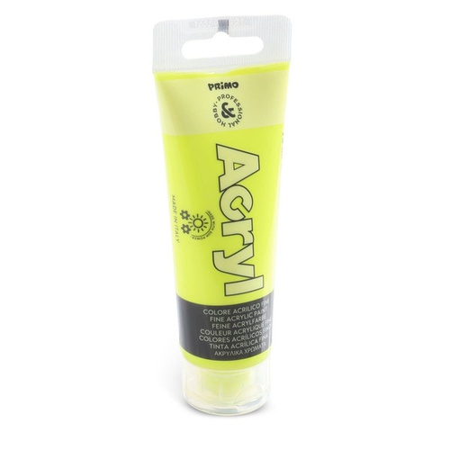 COLORI TEMPERA ACRILICA CMP PRIMO TUBO 75ml. GIALLO FLUO 210