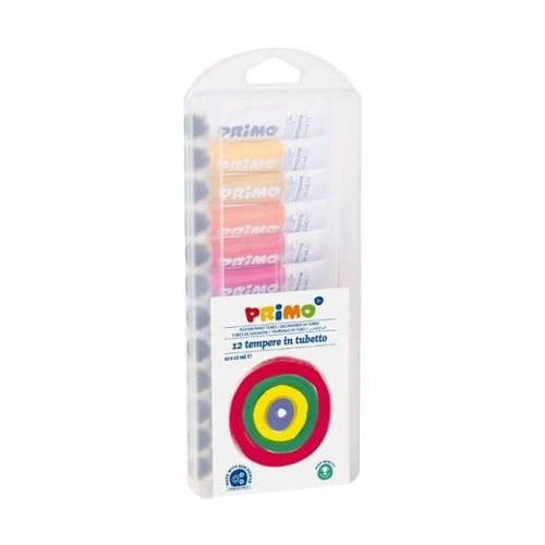 COLORI TEMPERA CMP PRIMO T4 12ml. SCATOLA PPL x12
