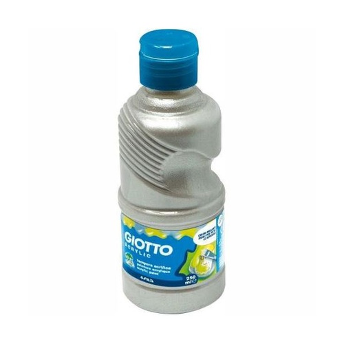 COLORI TEMPERA ACRILICA ml.250 ARGENTO