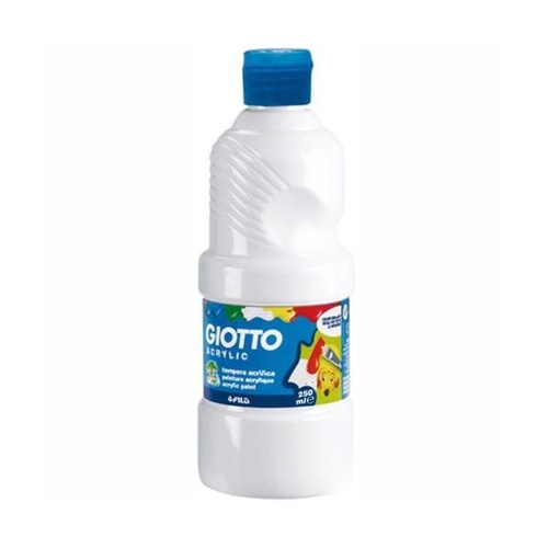 COLORI TEMPERA ACRILICA GIOTTO ml.250 BIANCO