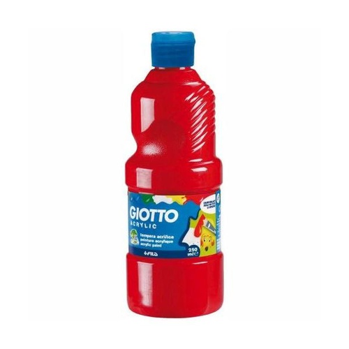 COLORI TEMPERA ACRILICA GIOTTO ml.250 ROSSO