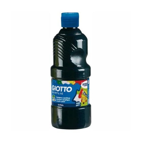 COLORI TEMPERA ACRILICA GIOTTO ml.250 NERO