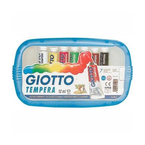 COLORI TEMPERA GIOTTO TUBO 4 12ml x7