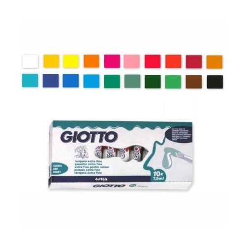 COLORI TEMPERA GIOTTO TUBO 3 7,5ml SFUSI BIANCO