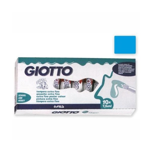 COLORI TEMPERA GIOTTO TUBO 3 7,5ml SFUSI BLU PRIM.