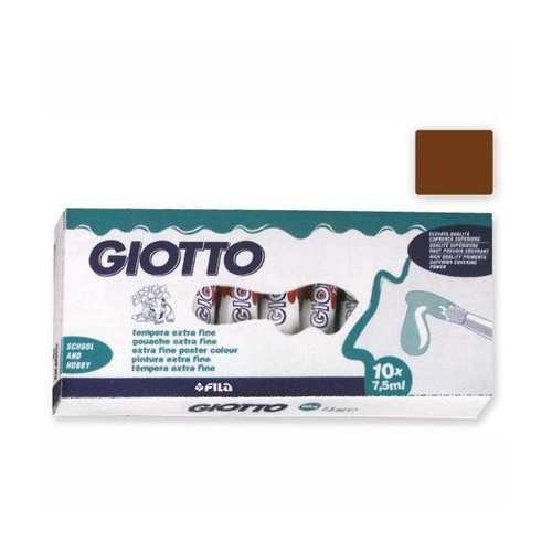COLORI TEMPERA GIOTTO TUBO 3 7,5ml SFUSI TERRA DI S. BRUC.
