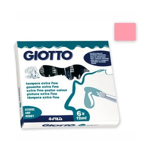 COLORI TEMPERA GIOTTO TUBO 4 12ml SFUSI ROSA