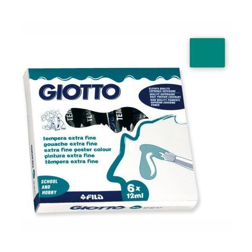 COLORI TEMPERA GIOTTO TUBO 4 12ml SFUSI VERDE VERONESE