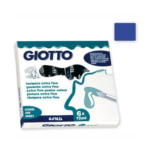 COLORI TEMPERA GIOTTO TUBO 4 12ml SFUSI BLU OLTREMARE