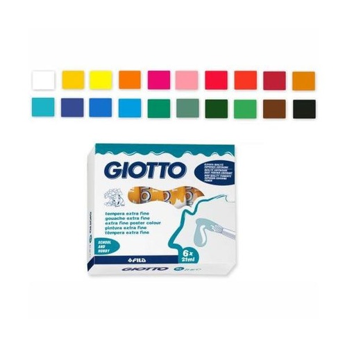 COLORI TEMPERA GIOTTO TUBO 7 21ml SFUSI BIANCO