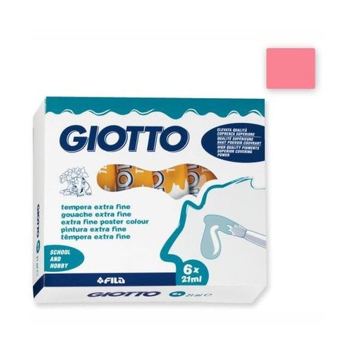 COLORI TEMPERA GIOTTO TUBO 7 21ml SFUSI ROSA