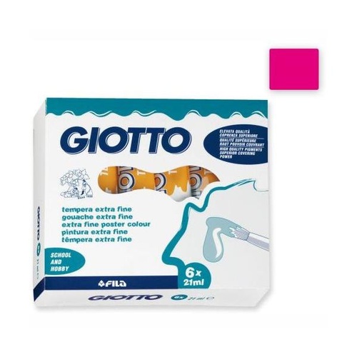 COLORI TEMPERA GIOTTO TUBO 7 21ml SFUSI MAGENTA