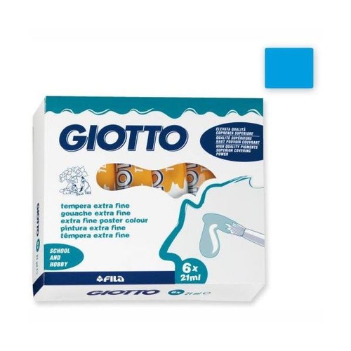 COLORI TEMPERA GIOTTO TUBO 7 21ml SFUSI BLU PRIM.