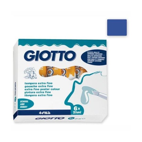 COLORI TEMPERA GIOTTO TUBO 7 21ml SFUSI BLU COBALTO