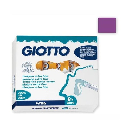 COLORI TEMPERA GIOTTO TUBO 7 21ml SFUSI VIOLETTO