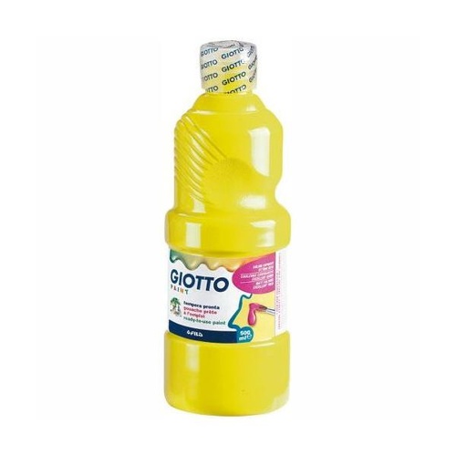 COLORI TEMPERA PRONTA GIOTTO ml.500 GIALLO PRIMARIO