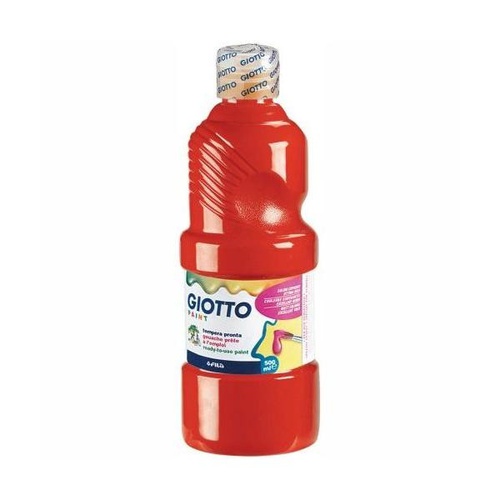 COLORI TEMPERA PRONTA GIOTTO ml.500 ROSSO VERMIGLIO
