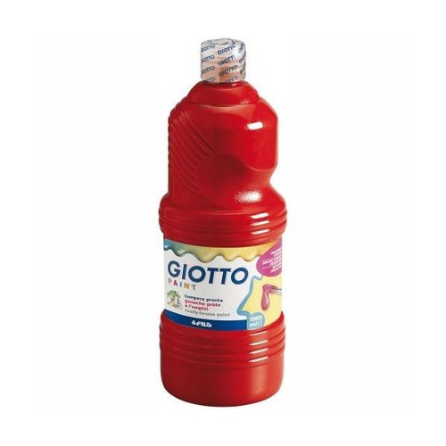 COLORI TEMPERA PRONTA GIOTTO ml.1000 ROSSO SCARLATTO