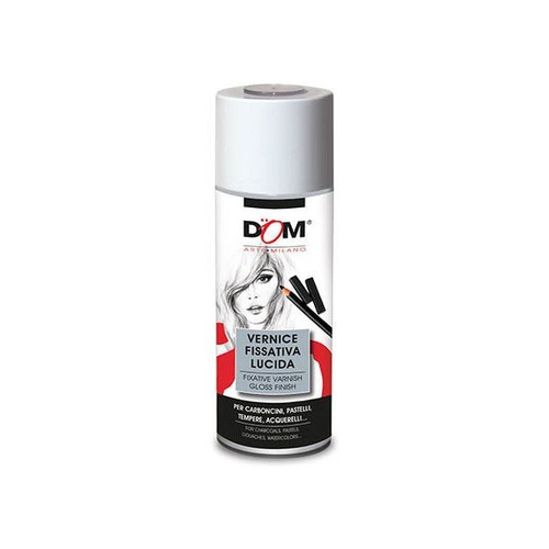 VERNICE FISSATIVA LUCIDA SPRAY BOMBOLA ML.400 PER CARBONCINI