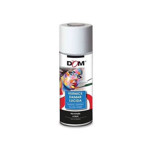 VERNICE DAMAR LUCIDA SPRAY BOMBOLA ML.400 PER PITTURA OLIO
