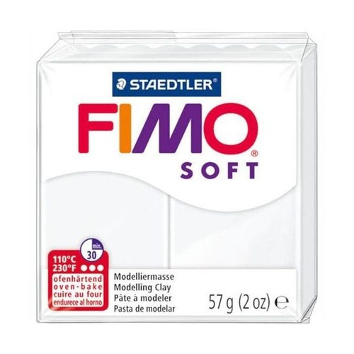 FIMO SOFT PANETTO gr.57 bianco
