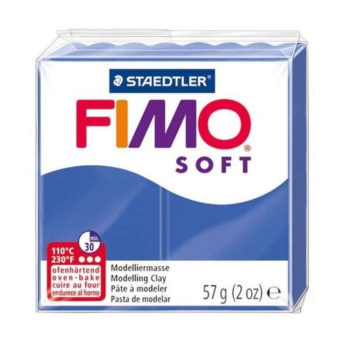 FIMO SOFT PANETTO gr.57 blu brillante