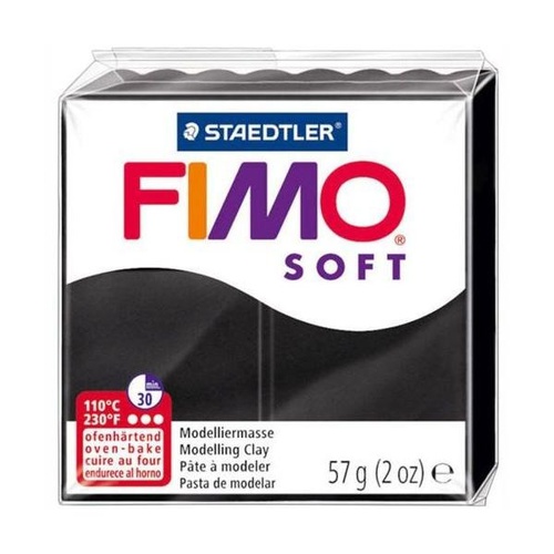 FIMO SOFT PANETTO gr.57 nero