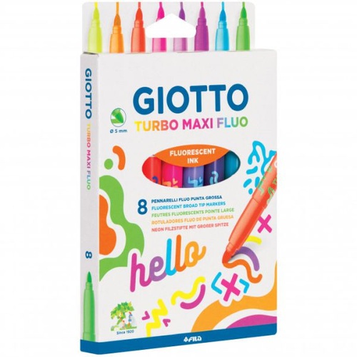 PENNARELLI GIOTTO TURBOMAXI FLUO x8