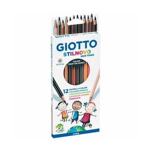 PASTELLI MATITA GIOTTO STILNOVO SKIN TONES x12