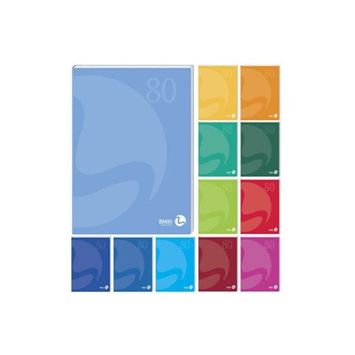 QUADERNO BROSSURATO 96FF+R 80gr. BM COLORS LUMBEK C