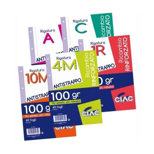 RICAMBI MAXI RINFORZATI BLASETTI/IN COLOR 100gr. 40FF. Q