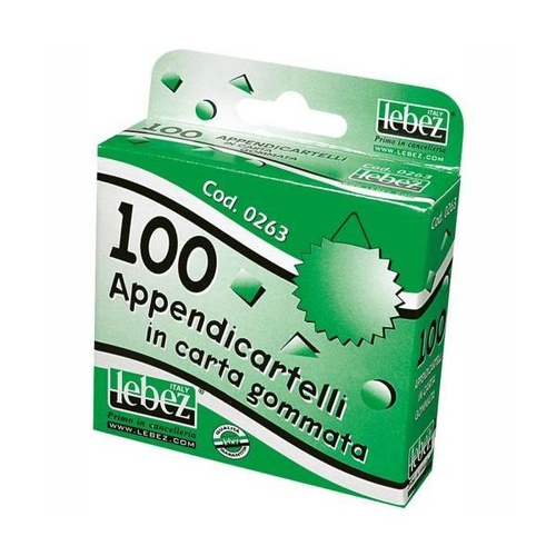 BLISTER APPENDICARTELLI ADESIVI x100